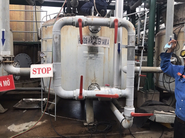 Đường Ống Vào Tank - Cơ khí Trung Anh Dũng